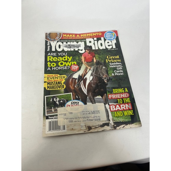 Young Rider Magazine Other - Young Rider Magazine May June 2013 Horse‎ Pony Lovers Mustang Gypsy Poster